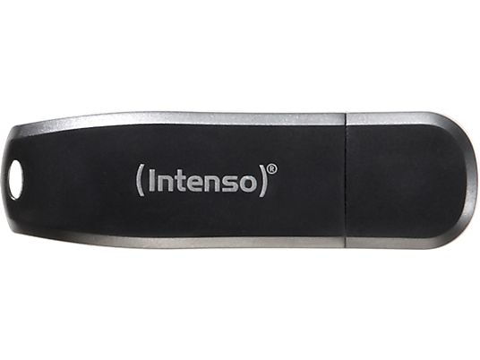 INTENSO SPEED USB3 32GB BLACK - USB-Stick  (32 GB, Schwarz)