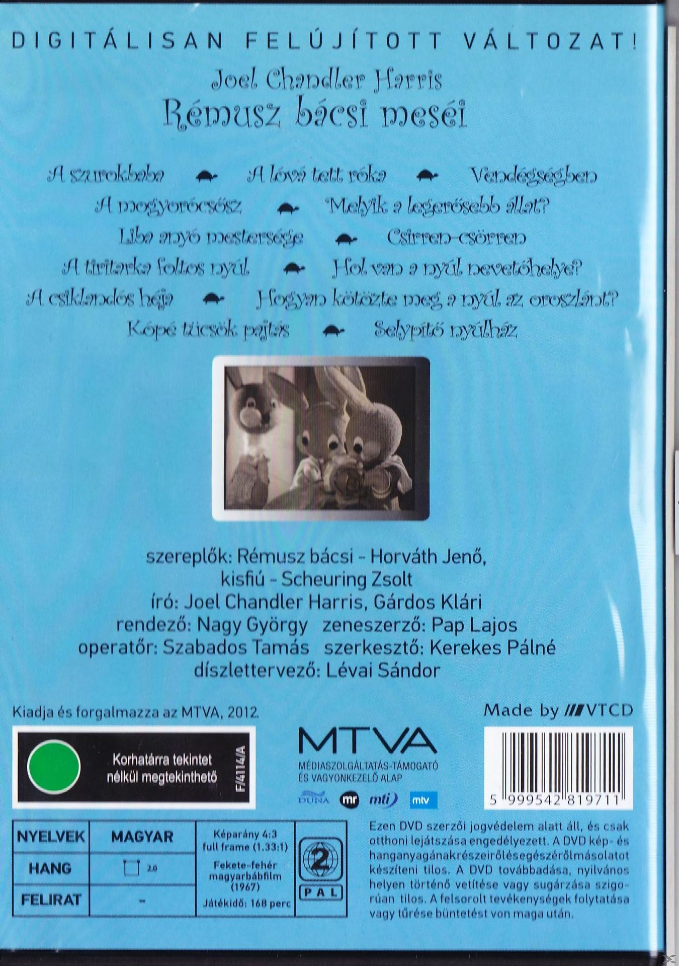 Rémusz bácsi meséi (DVD)