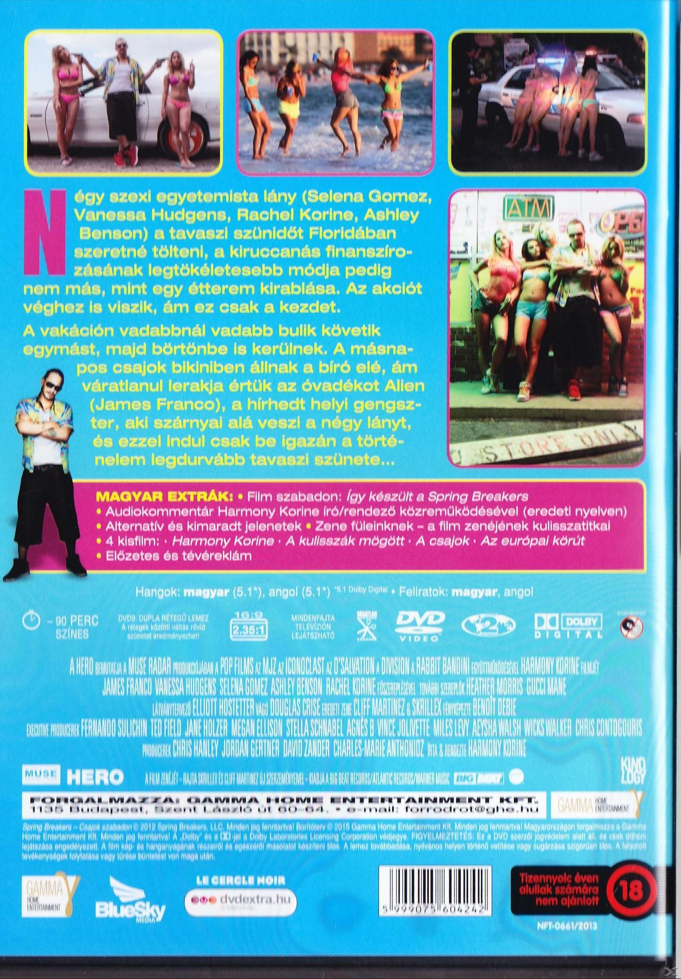 Spring Breakers - Csajok szabadon (DVD)