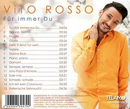 Vito Rosso - Für Immer Du  - (CD)