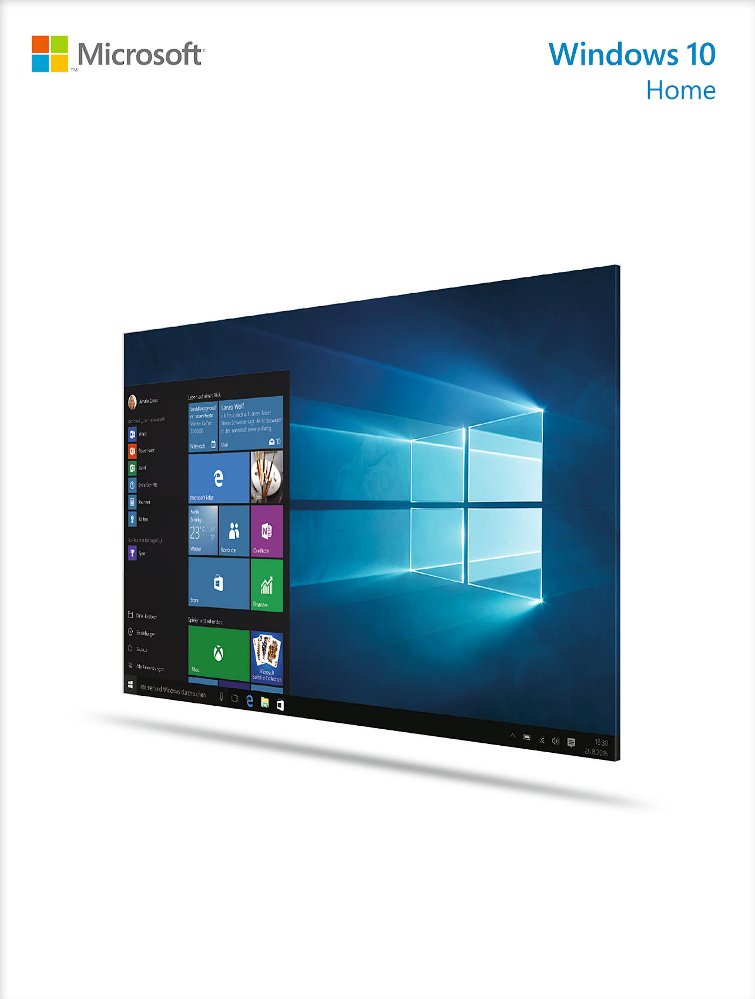 Microsoft Windows 10 Home 64-Bit OEM-Version - [PC]