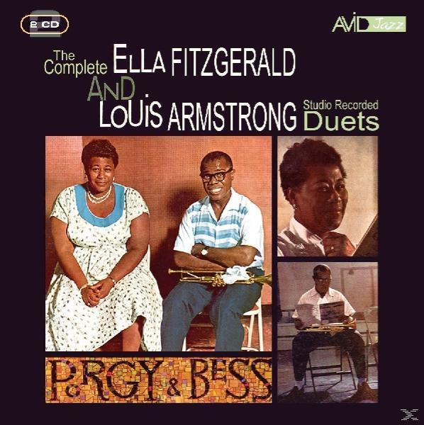 Ella Fitzgerald és Louis Armstrong album borítója. Szöveg: The Complete Duets.