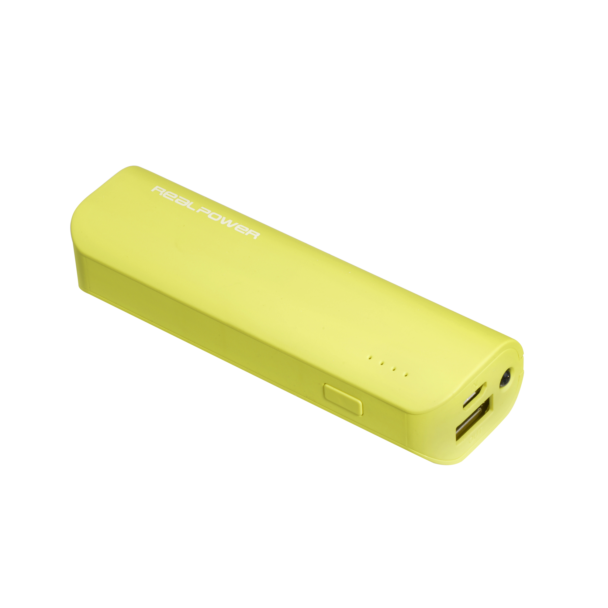 REALPOWER PB-2600 Powerbank 2600 mAh Limette