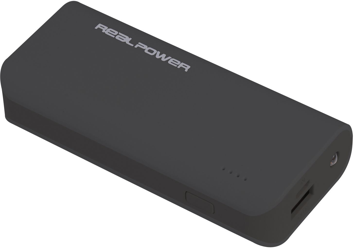 REALPOWER PB-4000 Powerbank 4000 mAh Schwarz