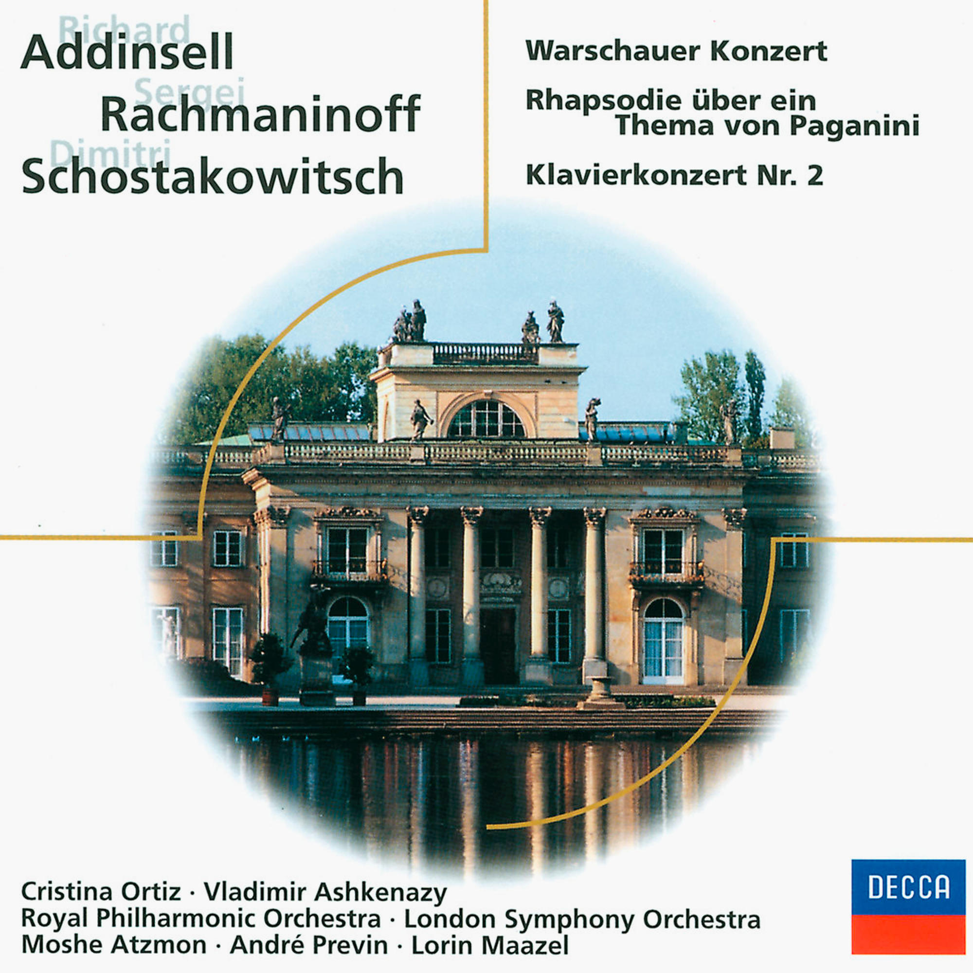 Albumcover mit deutschem Text, Gebäude und Logo in der unteren rechten Ecke.