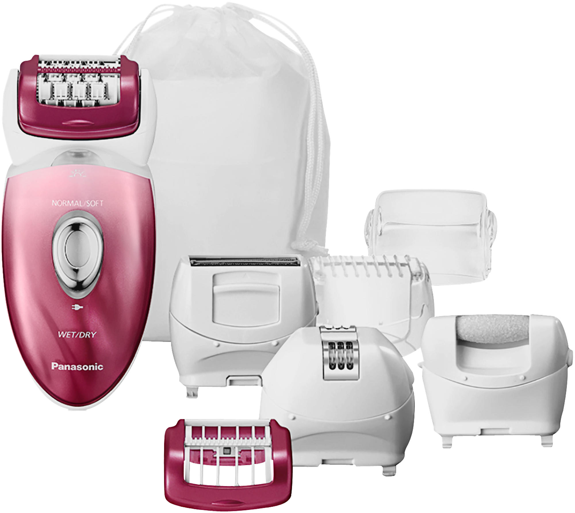 PANASONIC ES-ED 92 Epilierer, Weiß/Pink