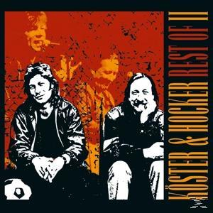 Albumcover mit zwei sitzenden Männern, einem Fußball und rotem und schwarzem Hintergrund.