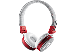 TRUST URBAN FYBER Mikrofonlu Kulak Üstü Kulaklık Gri / Kırmızı