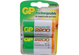 GP GP220DHC REC NIMH D 2200 mAh Şarjlı Pil