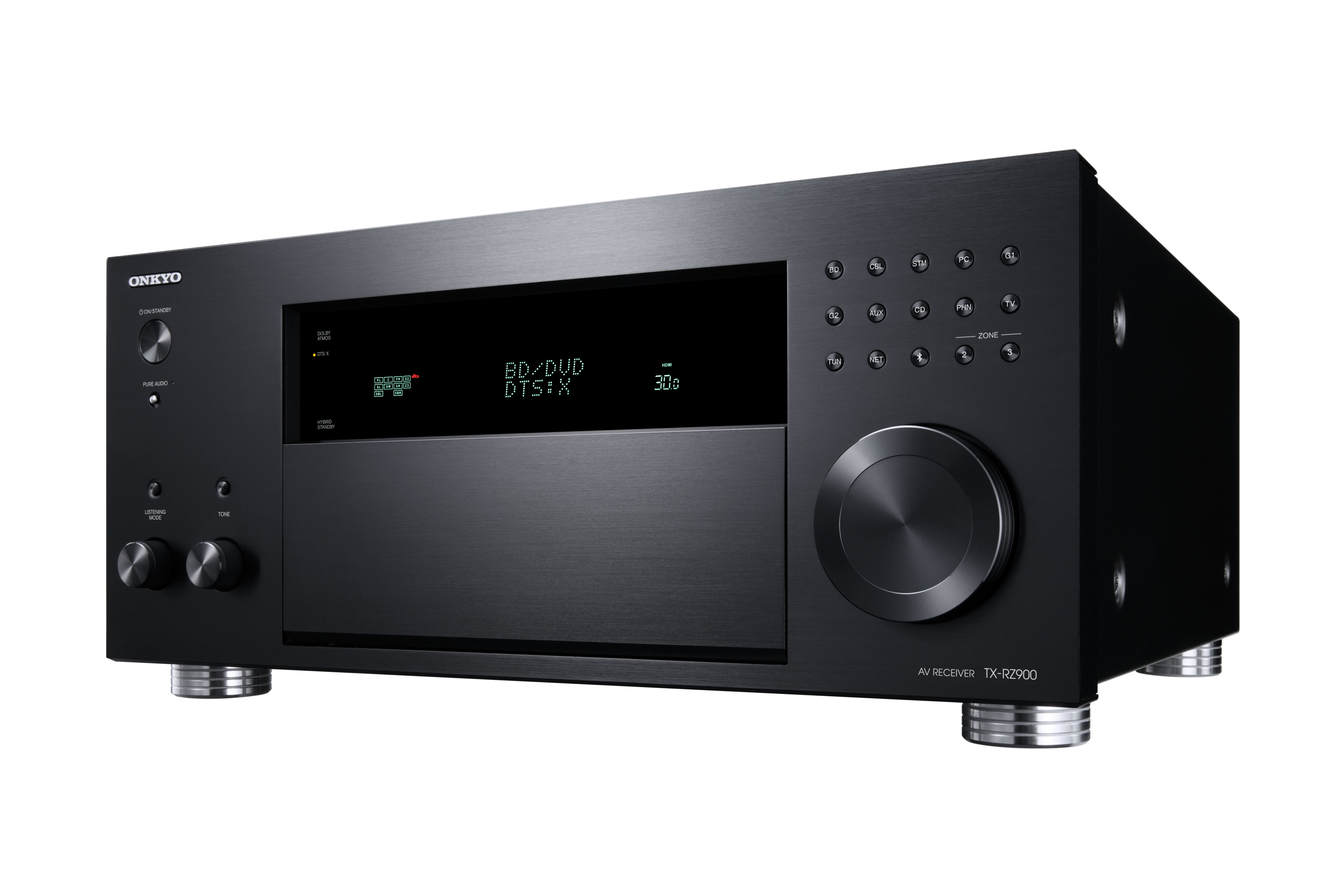 Watt Kanäle, pro Kanal, (7.2 200 Schwarz) AV-Receiver TX-RZ900 ONKYO