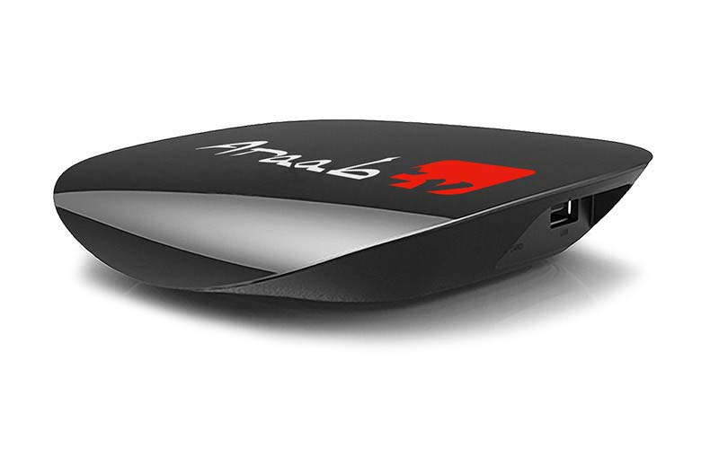 ARAABTV Araab TV IPTV Box IPTV Streaming-Client (Schwarz)