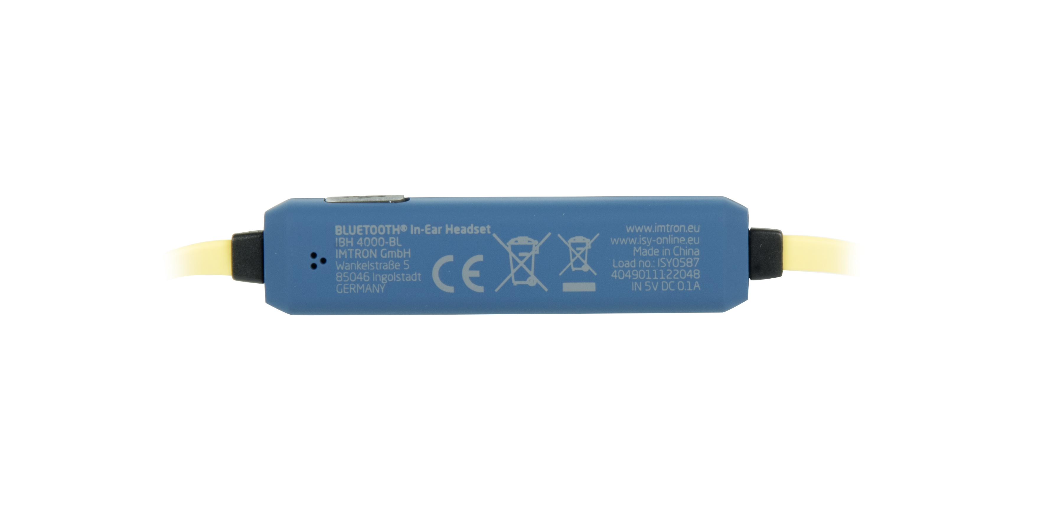 ISY IBH-4000-BL, In-ear Kopfhörer Bluetooth Blau