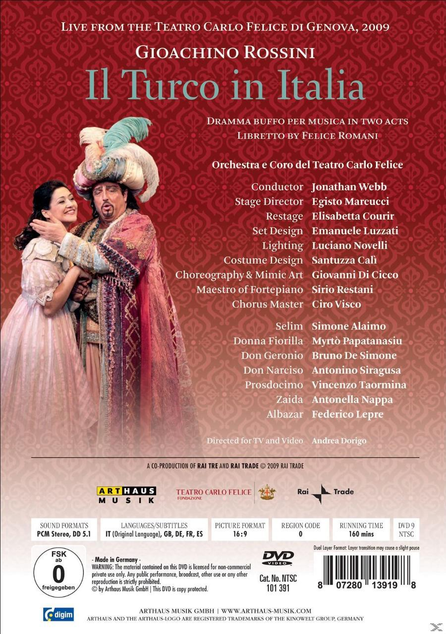 Orchestra E Coro Del Teatro Carlo Felice - DER TÜRKE IN ITALIEN (TEATRO CARLO FELICE)  - (DVD)