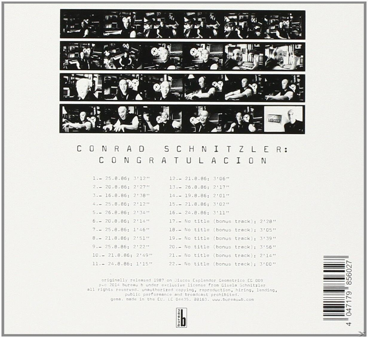 Album-Rückseite mit einer Titelliste und einem Schwarz-Weiß-Foto.