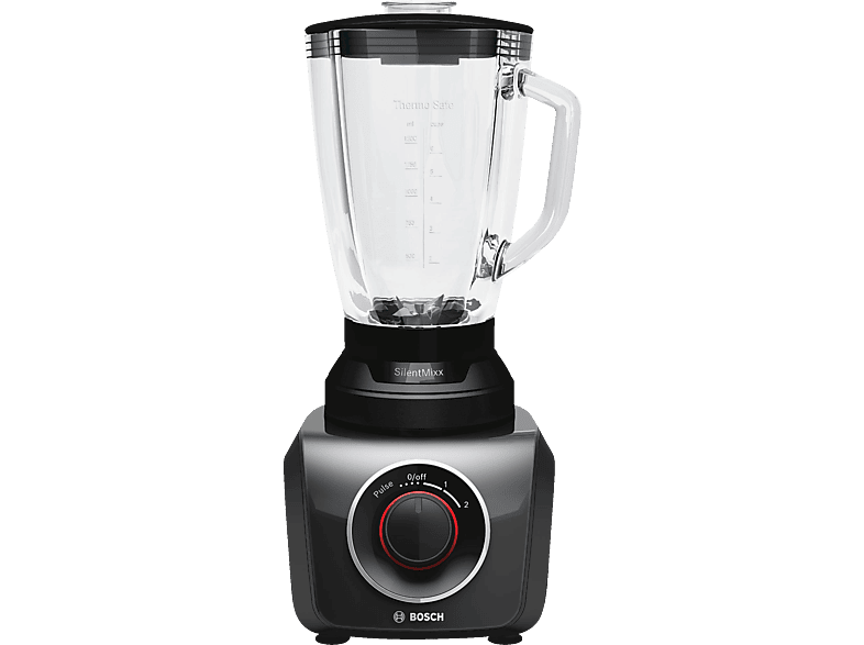 Batidora De Vaso bosch mmb42g0b 700w 2.3l 2 velocidades potencia jarra vidrio 23l apta para picar hielo silentmixx con noise 700 23