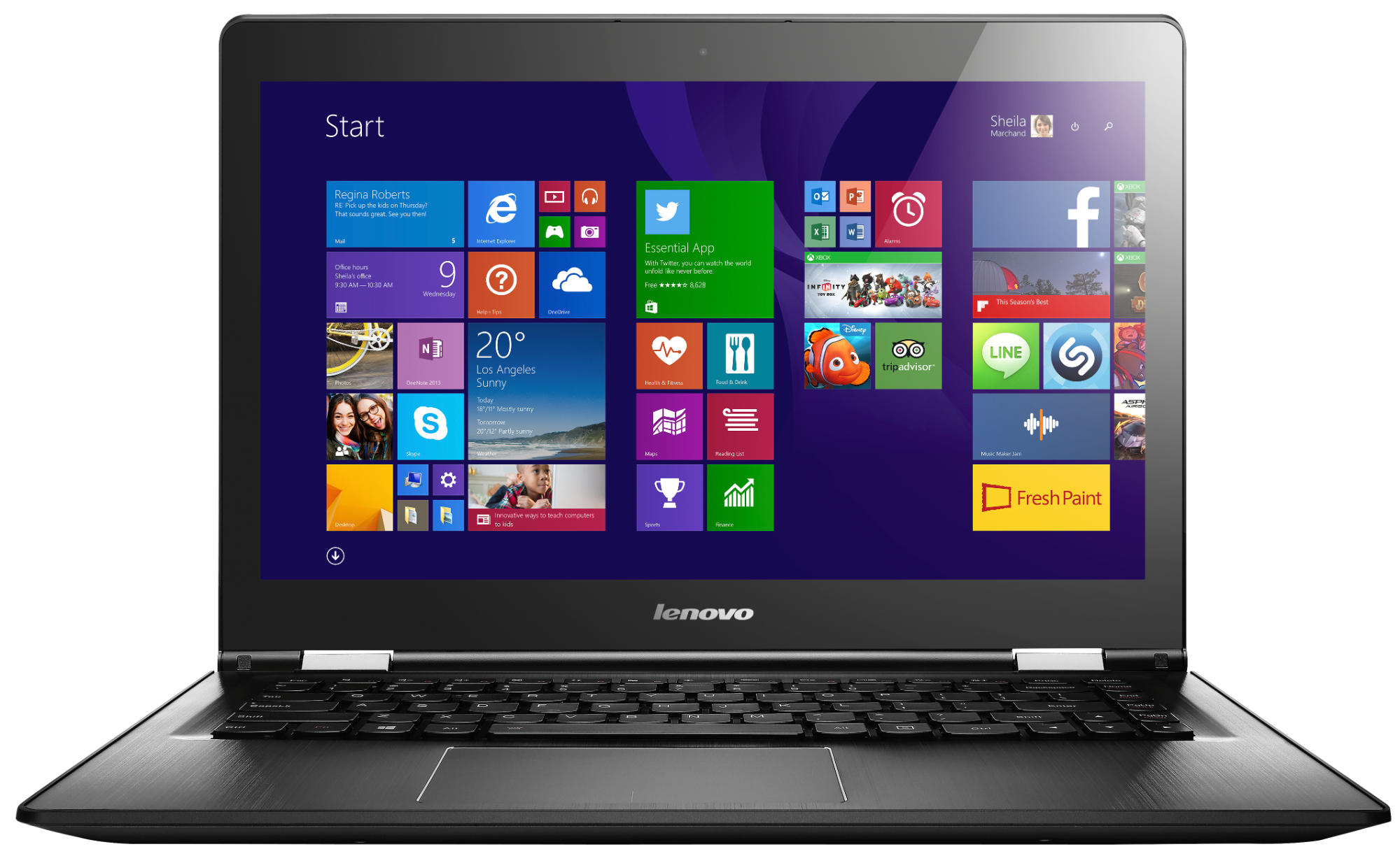 LENOVO Yoga 500-15 - 15,6 Zoll - Intel® Core™ i5 i5-5200U - 4 GB - 128 GB - NVIDIA - Windows 10