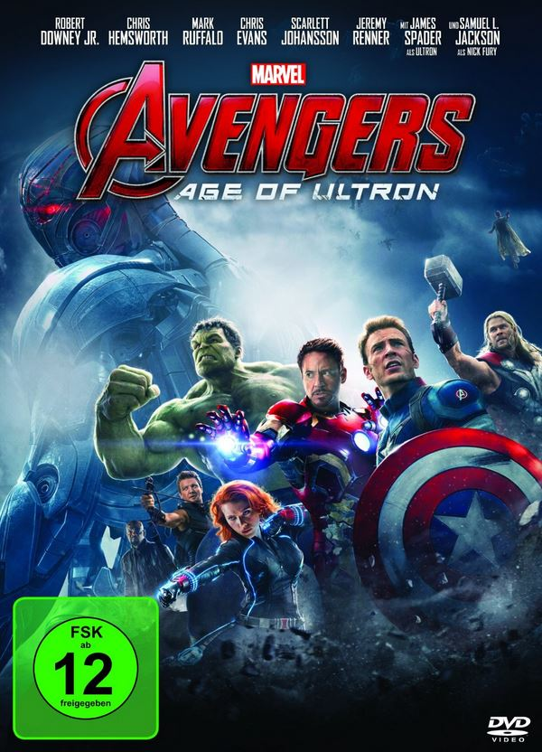 Affiche du film Avengers avec divers héros.