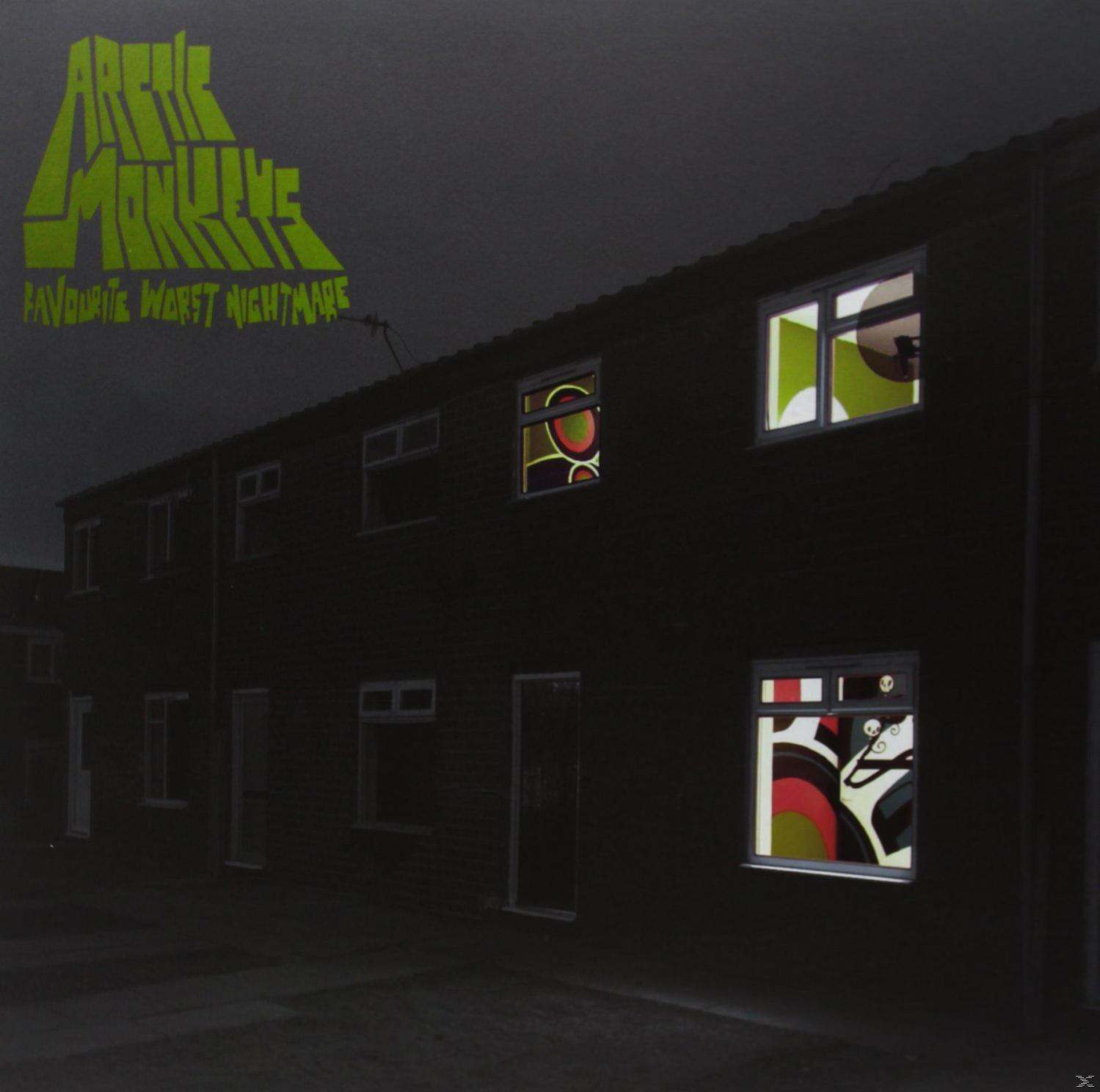 Az Arctic Monkeys 'Favourite Worst Nightmare' című albumának borítója.