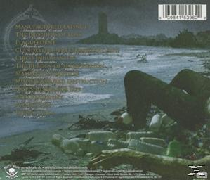 Album-Rückseite mit Strandszene und Songtiteln.