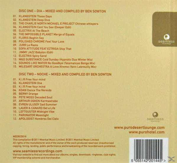 VARIOUS - Puro Desert Lounge Volume Four  - (CD)