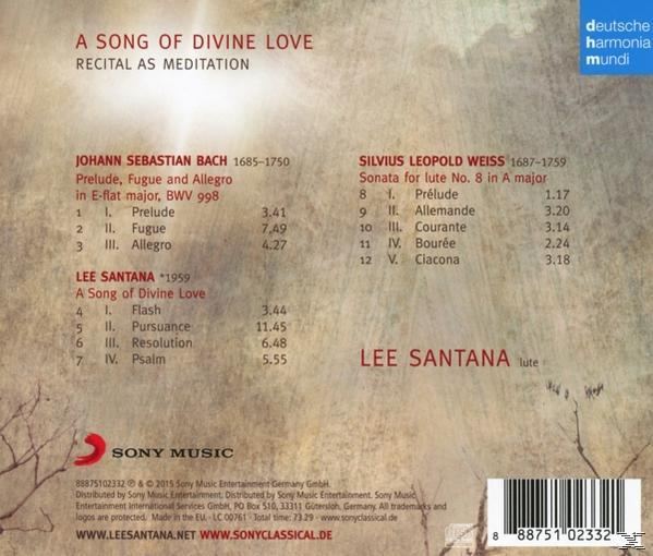 Lee Santana - A Song Of Devine Love  - (CD)