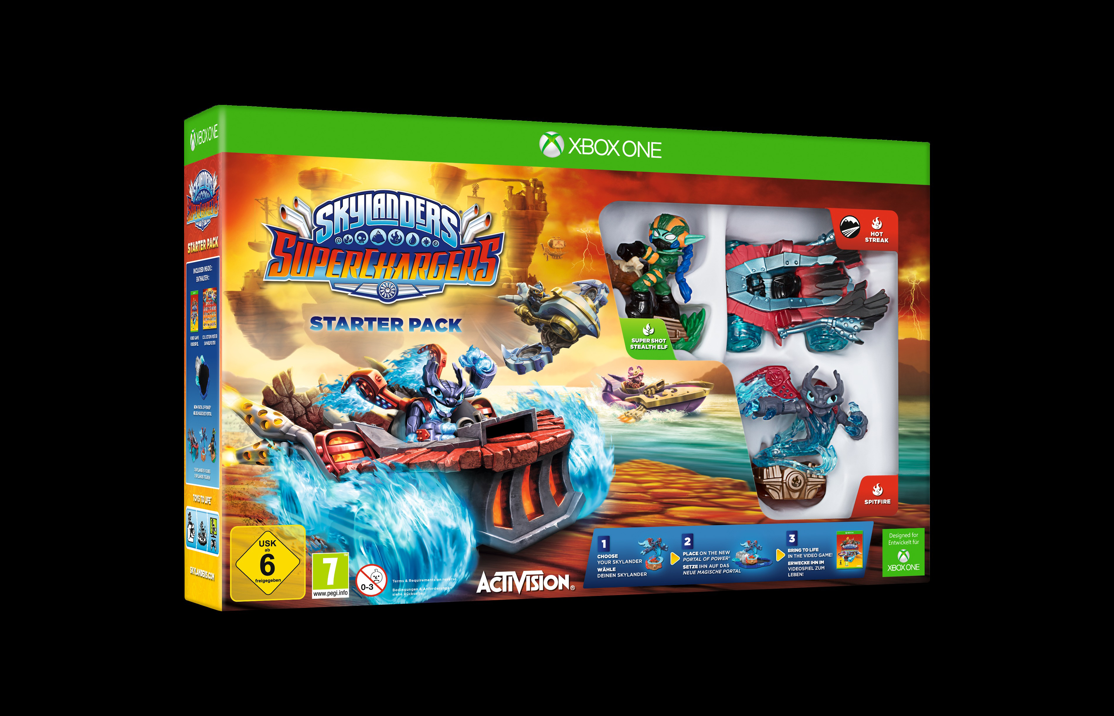 SKYLANDERS Superchargers Starter Pack für Xbox One Spielfiguren