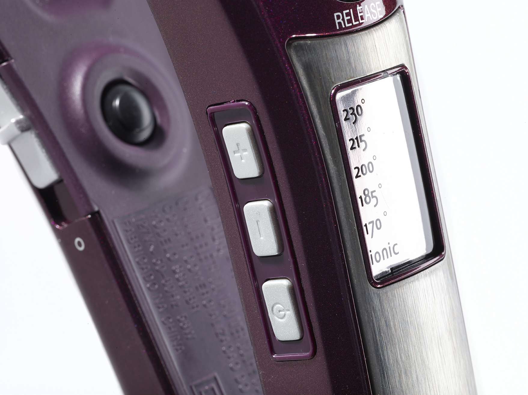 BABYLISS ST395E I-PRO 230 STEAM - Glätteisen (Aubergine)