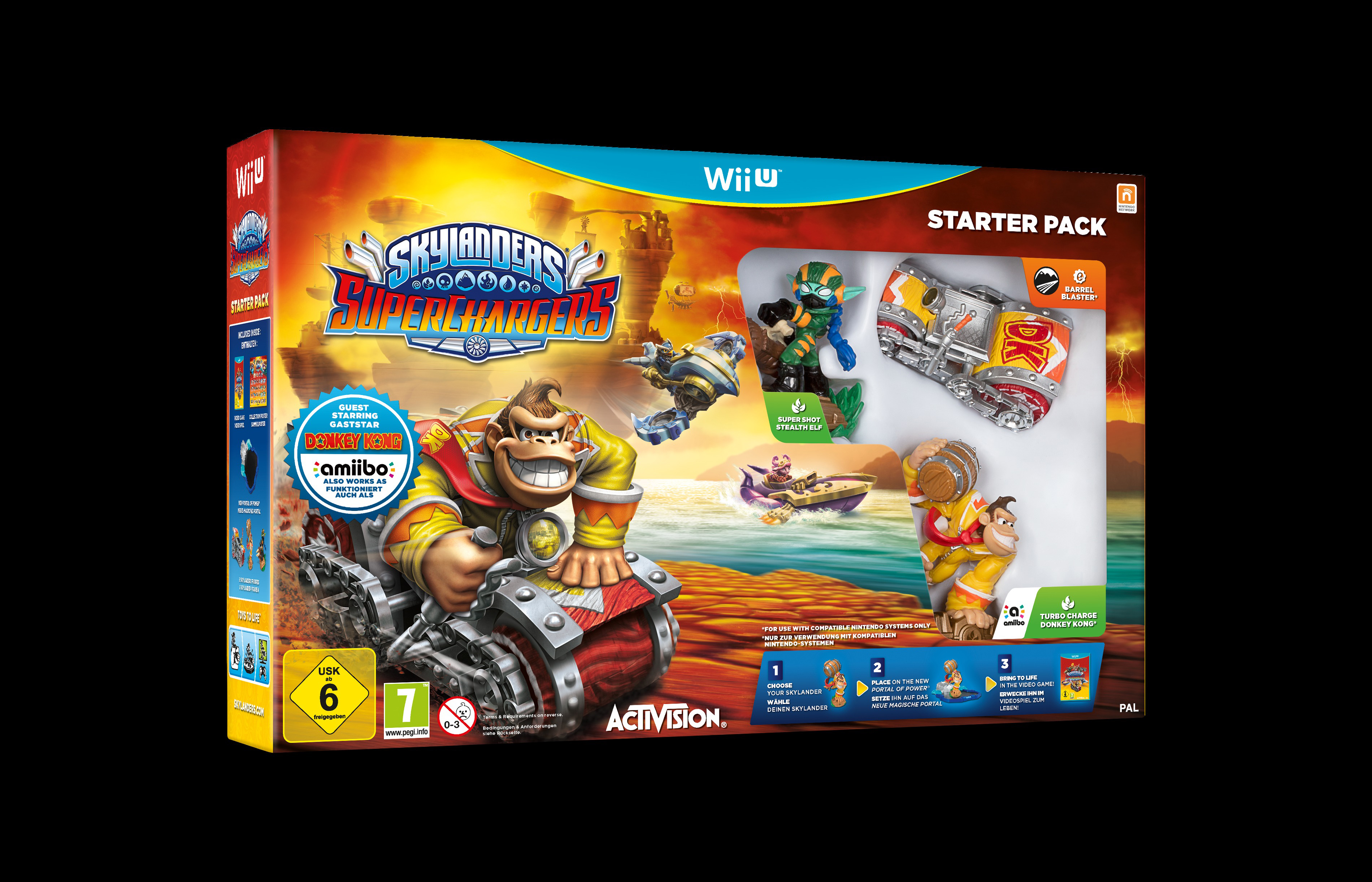 SKYLANDERS Superchargers Starter Pack für Wii U Spielfiguren