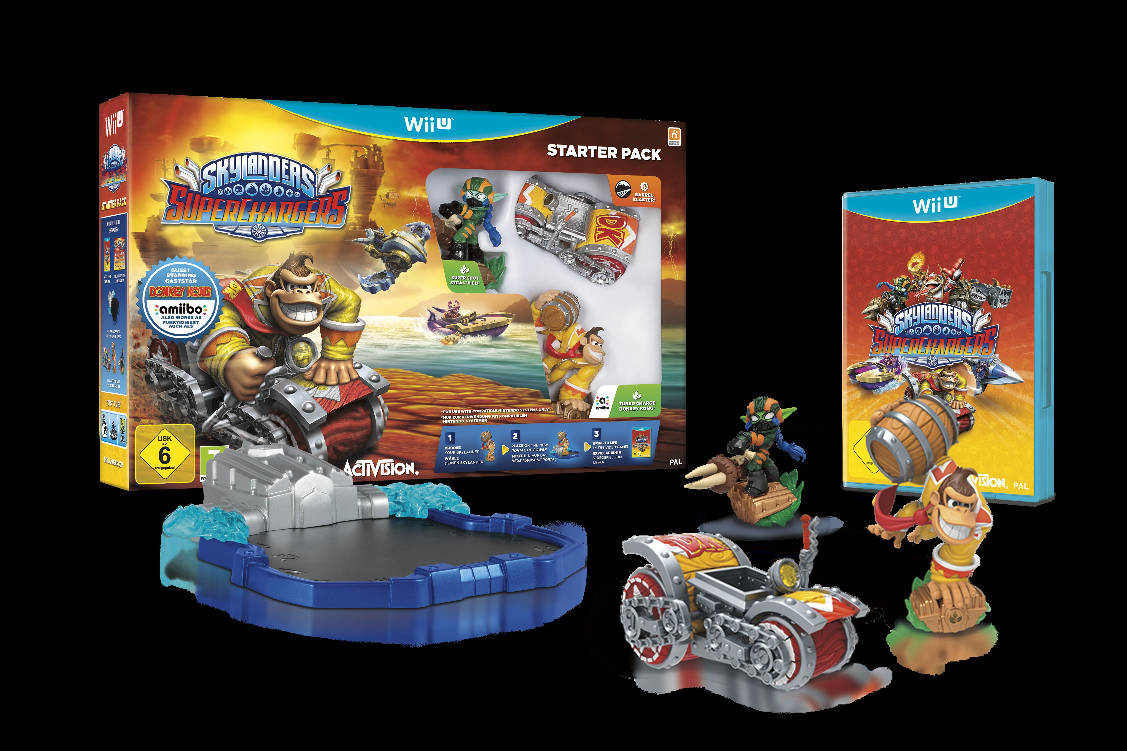 SKYLANDERS Superchargers Starter Pack für Wii U Spielfiguren