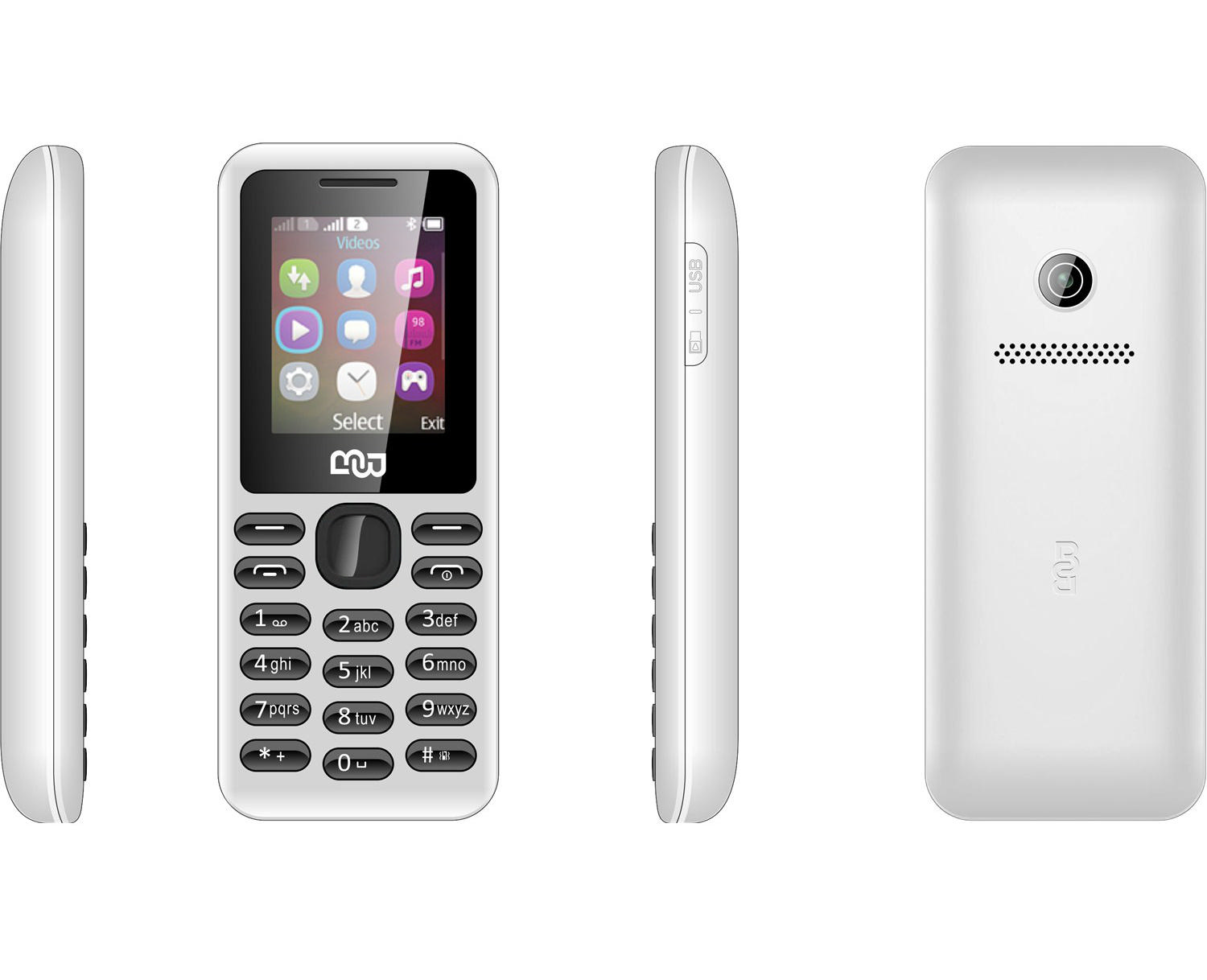 BB MOBILE E113 Beyaz Cep Telefonu