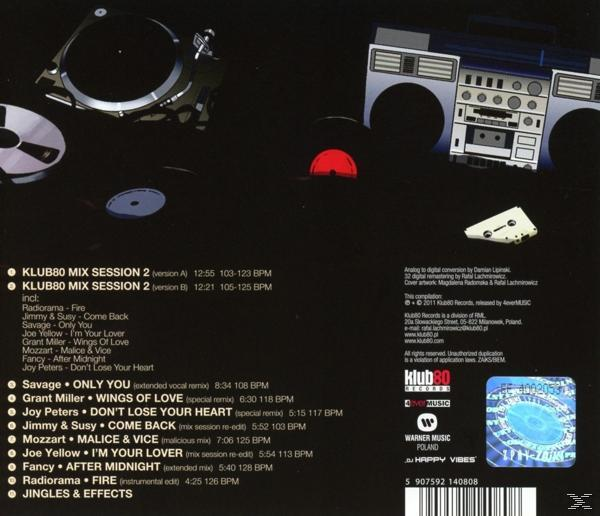 VARIOUS - Klub 80 Mix Session Vol.2  - (CD)
