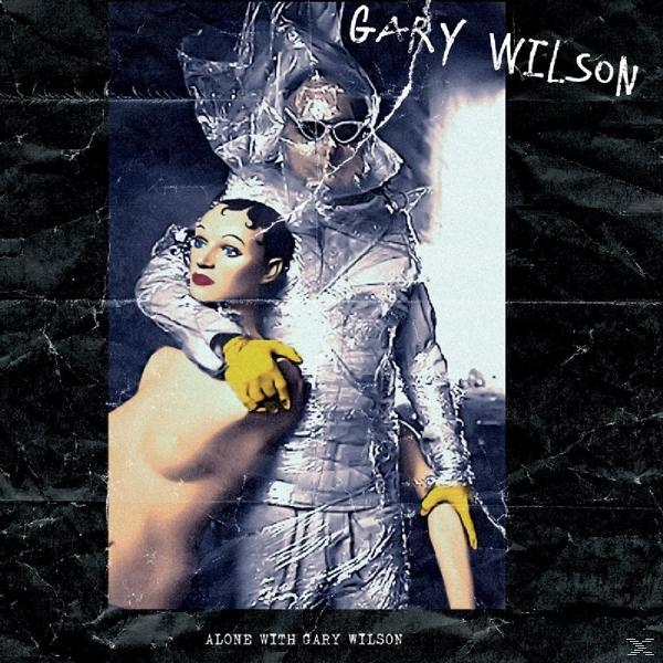 Albumcover: Gary Wilson mit einer Schaufensterpuppe. Dunkler Hintergrund, Text oben und unten.