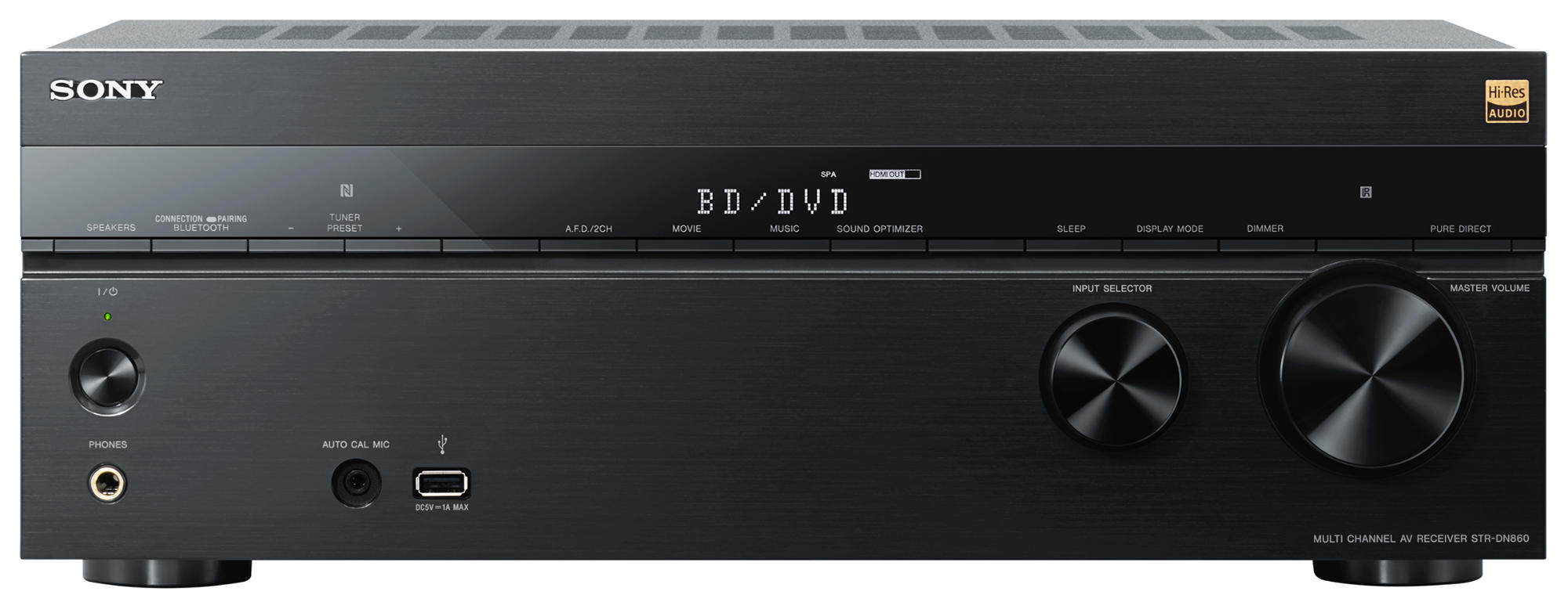 SONY STR-DN860 AV-Receiver (7.2 Kanäle, 150 Watt pro Kanal, Schwarz)