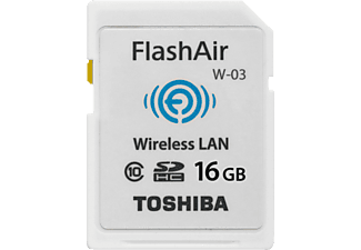 Tarjeta SDHC | Toshiba Flash Air 16GB, Clase 10