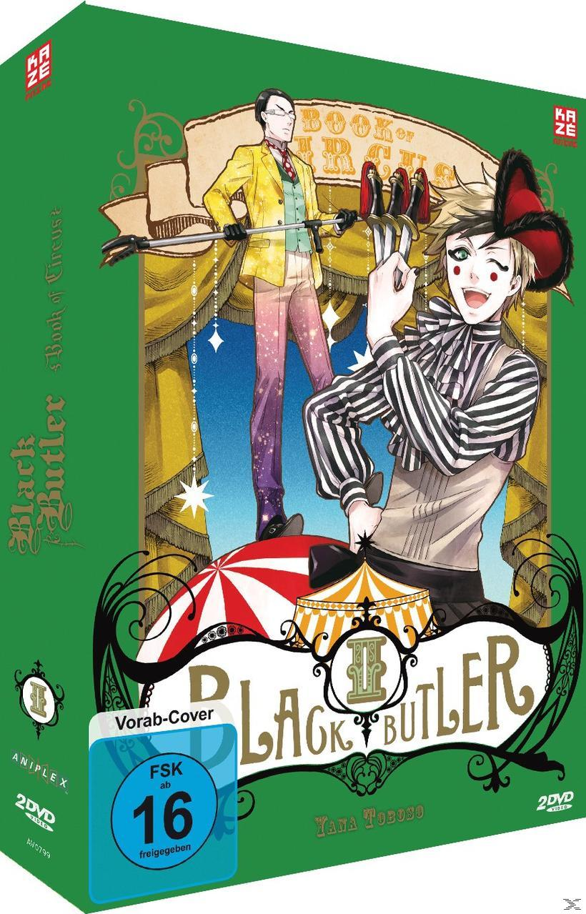 Anime-DVD-Box. Zwei Charaktere, ein Mann in gelbem Anzug und ein Junge mit Hut. Grüner Hintergrund.