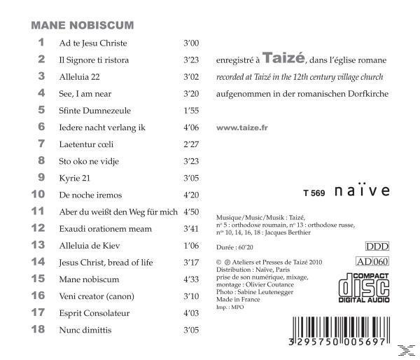 VARIOUS - Taize: Mane Nobiscum  - (CD)
