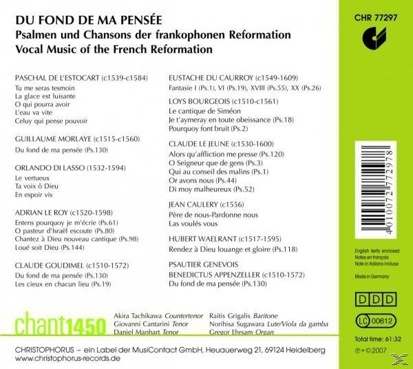 Chant 1450 - Du Fond De Ma Pensee-Psalmen Und Chans  - (CD)