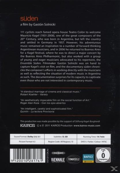 Mauricio/orquesta Filarmónica Süden Kagel - Gaston Buenos Solnicki - Kagel - Aires/divertim Mauricio On De (DVD)