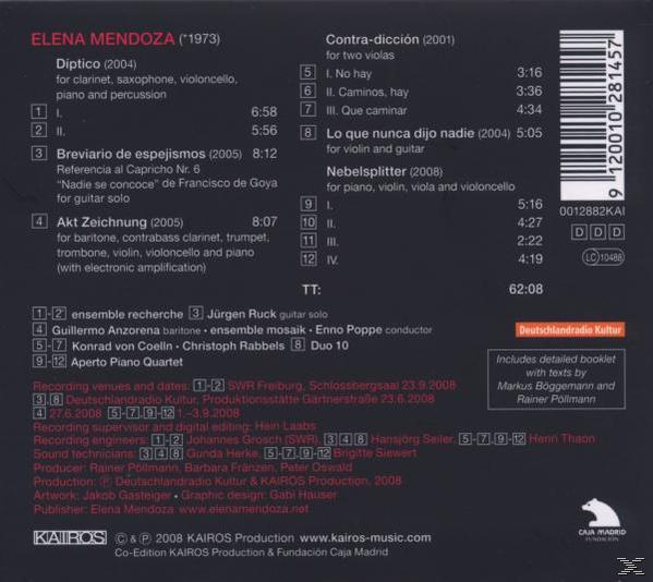ENSEMBLE RECHERCHE U.A. - Nebelsplitter/+  - (CD)