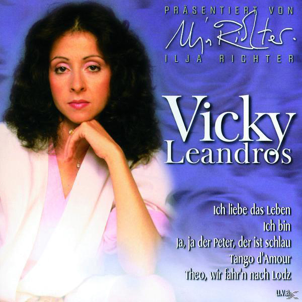 Albumcover von Vicky Leandros, mit ihrem Porträt und Albumtitel.