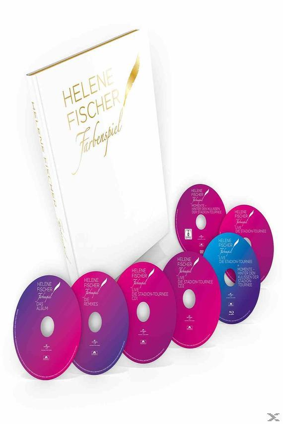 Helene Fischer - Farbenspiel - Der limitierte Bildband mit den größten Momenten von 2013 bis 2015, 4CDs+2DVDs+Blu-ray  - (CD + DVD Video)