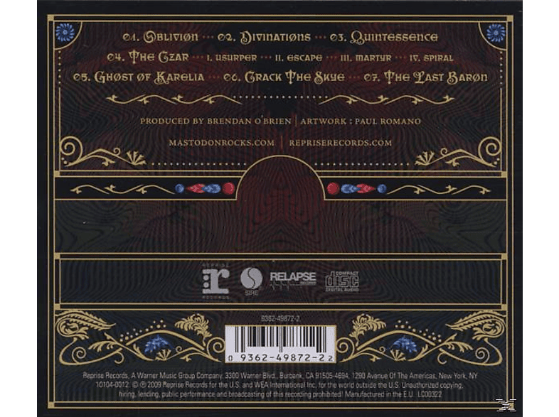 Thumbnail - Mastodon - Crack The Skye (CD)