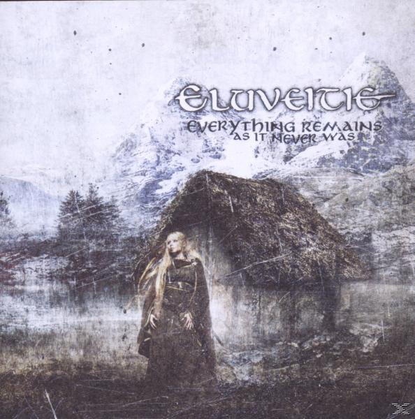 Albumcover einer Frau vor einem kleinen Holzhaus.