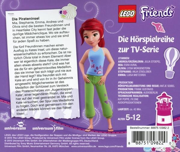 Friends - Lego Die (CD) Friends - Pirateninsel Lego 8 -
