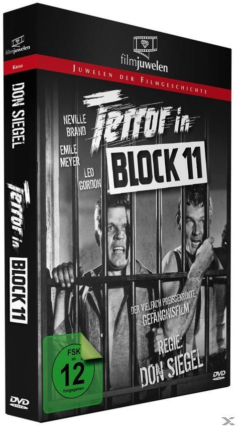 DVD-Cover: Zwei Männer hinter Gittern. Titel: Terror in Block 11.