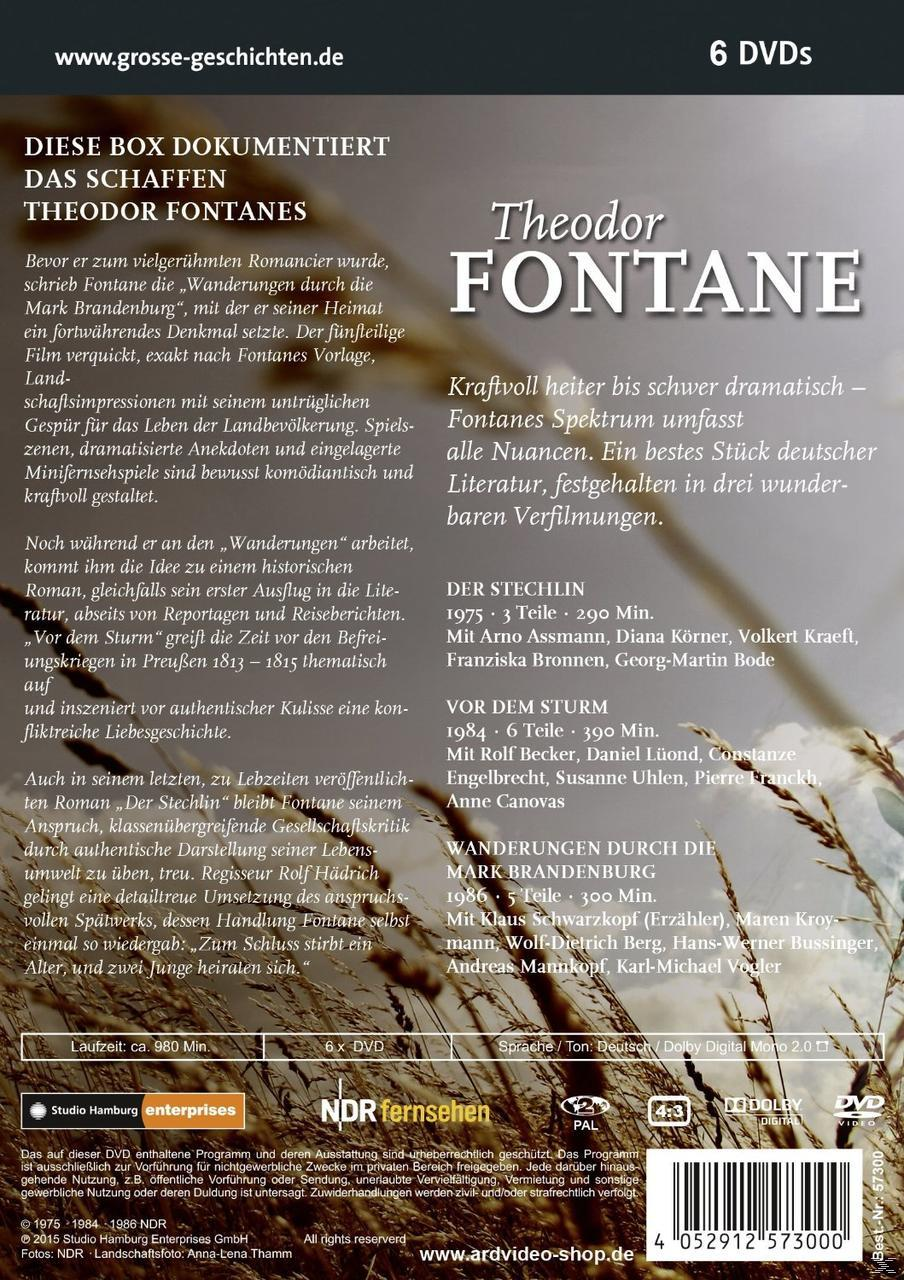 DVD-Cover: Eine DVD-Hülle mit Text auf Deutsch, einem Porträt und Text. Deutsche Sprache.