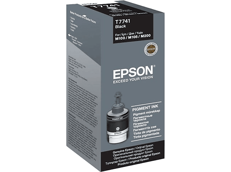 EPSON T7741 M100-M105-M200 140 ml Siyah Mürekkep_0