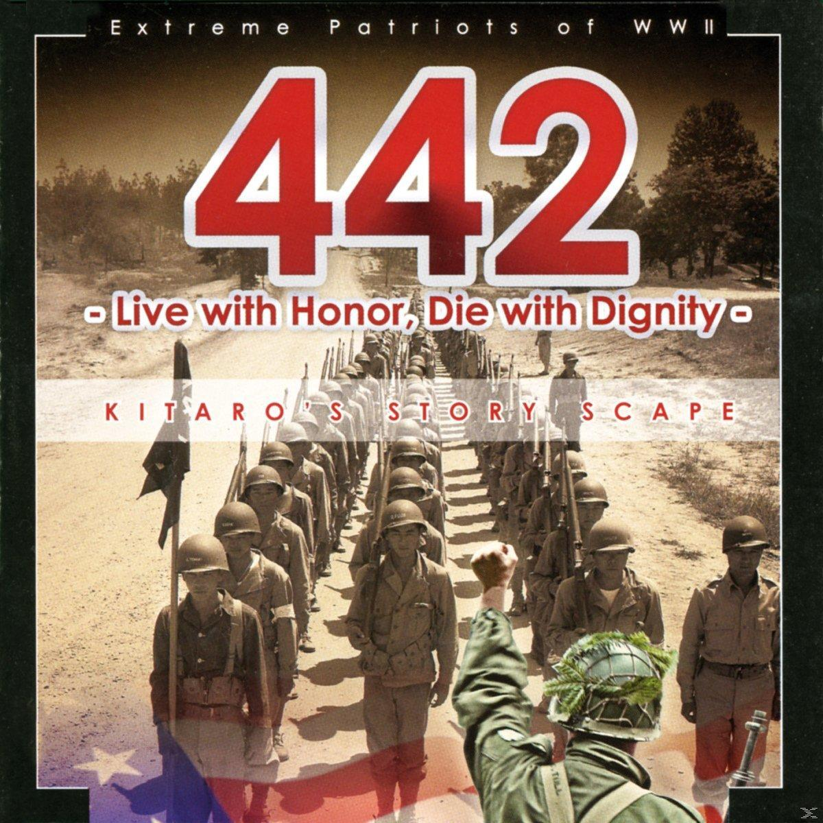 Album borító katonák menetelésével, '442' címmel és 'Live with Honor, Die with Dignity' szöveggel.