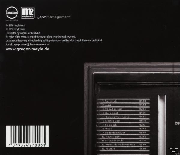 Gregor Meyle - Live-Laut Und Leise  - (CD)