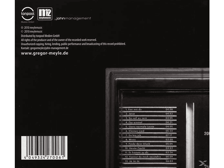 Thumbnail - Gregor Meyle - Live-Laut Und Leise (CD)
